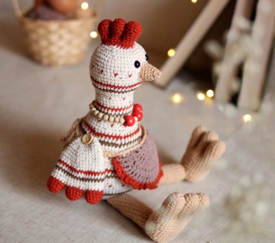 Амигуруми курочка крючком