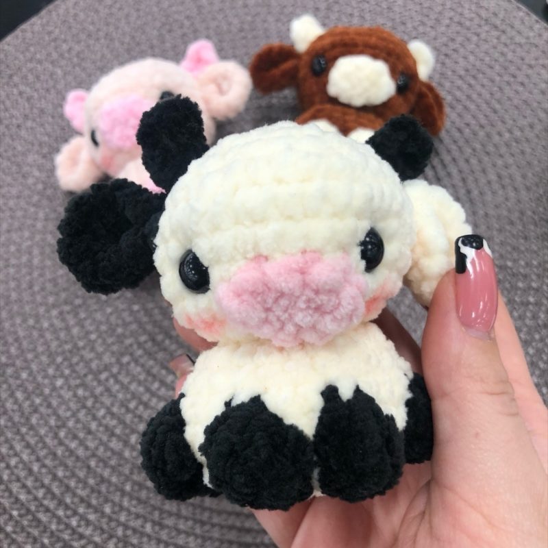 Мини амигуруми схема коровы крючком Мини амигуруми схема коровы крючком с описанием