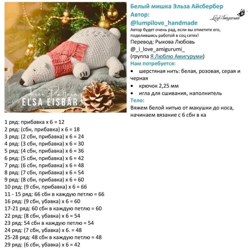 Схема тела мишки Схема тела мишки