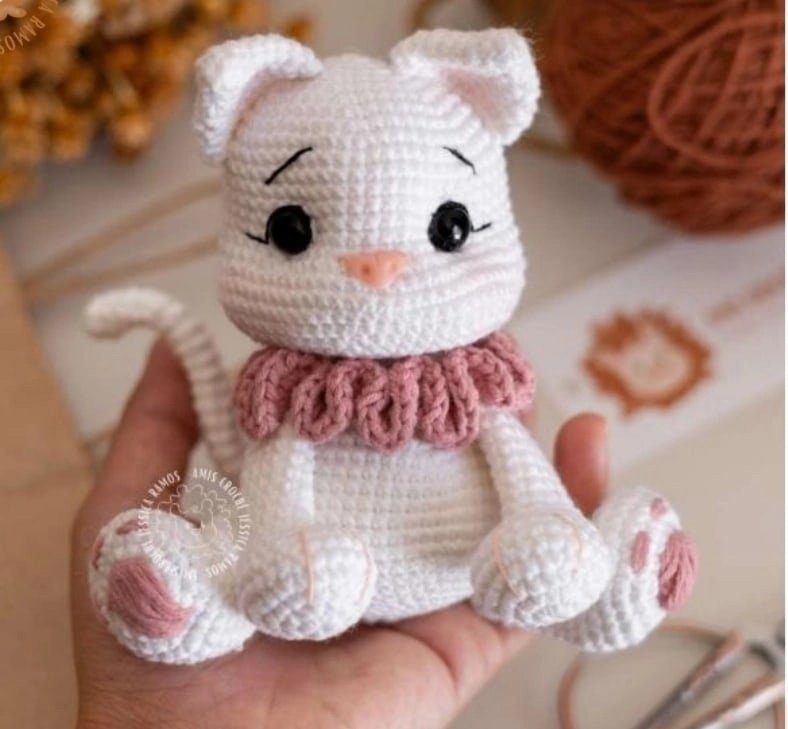 Маленький котенок крючком схема Маленький котенок крючком схема