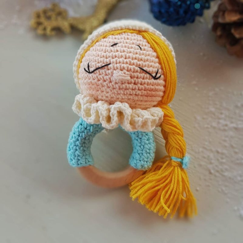 Амигуруми погремушка крючком
