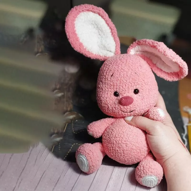 Описание и схема зайки крючком амигуруми