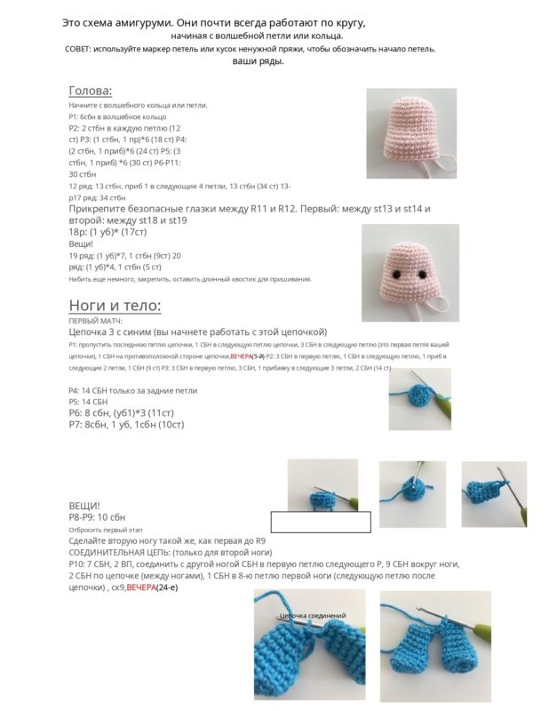Русалка крючком описание Русалка крючком описание