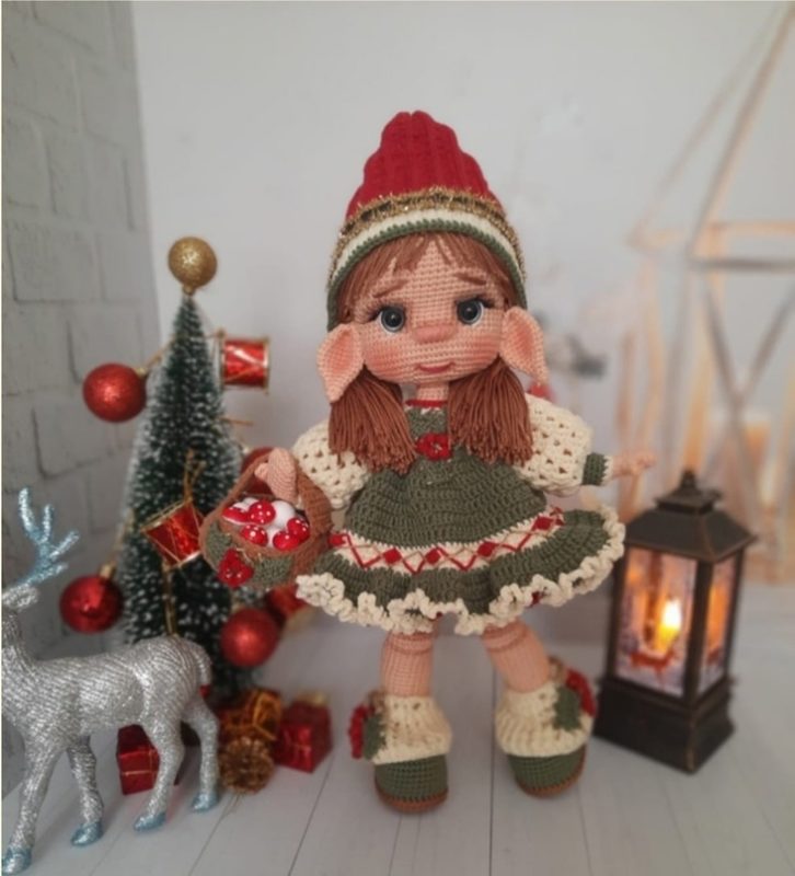 Кукла крючком схема