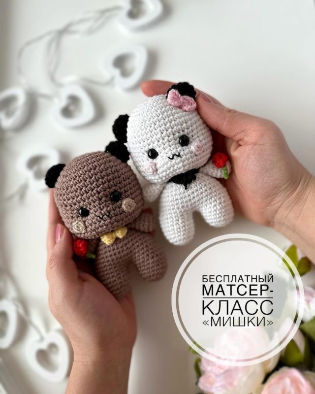 Мишка крючком Мишка крючком схема и описание амигуруми