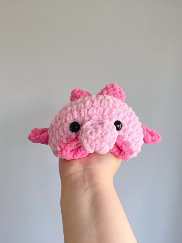 Рыбка капля вязаная крючком амигуруми
