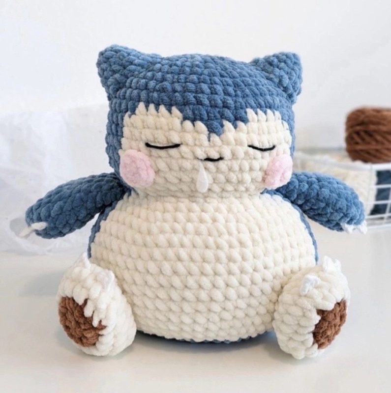 Амигуруми малыш снорлакс крючком Амигуруми малыш снорлакс крючком